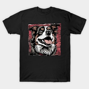 Retro Art American Pit Bull Terrier Dog Lover T-Shirt